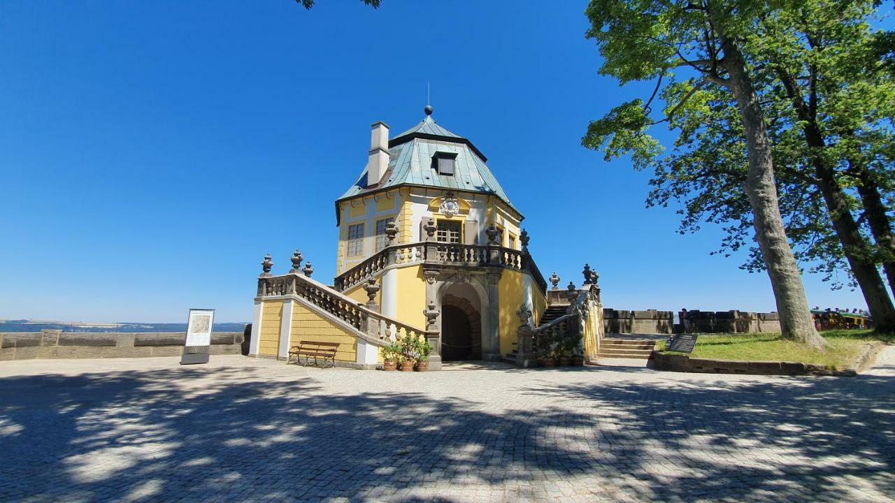 Pension Goldstück Bad Schandau Exterior foto