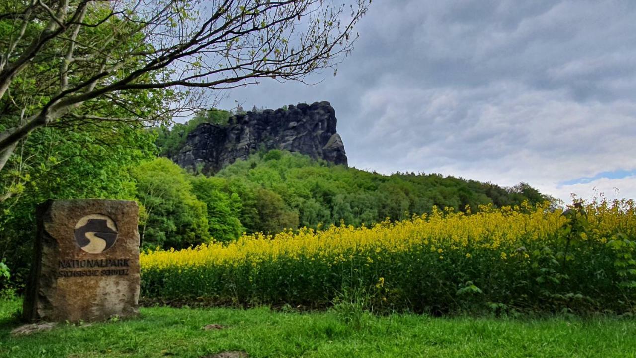 Pension Goldstück Bad Schandau Exterior foto