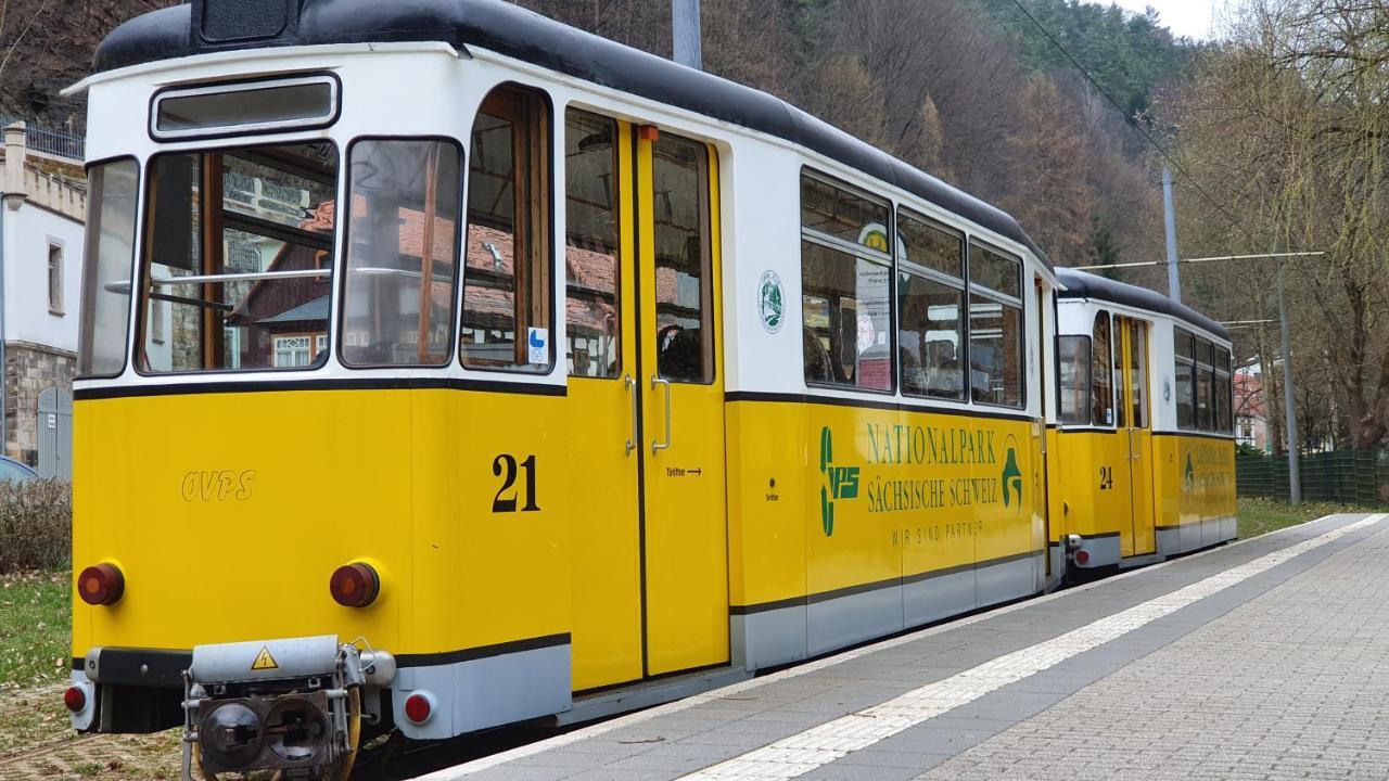Pension Goldstück Bad Schandau Exterior foto